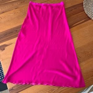 Free People Satin Skirt